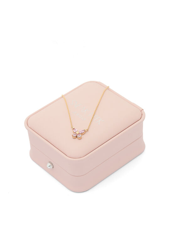 Колье &quot;Бабочки&quot;, золото 585 Sneak Peek , арт.  | Фото 8