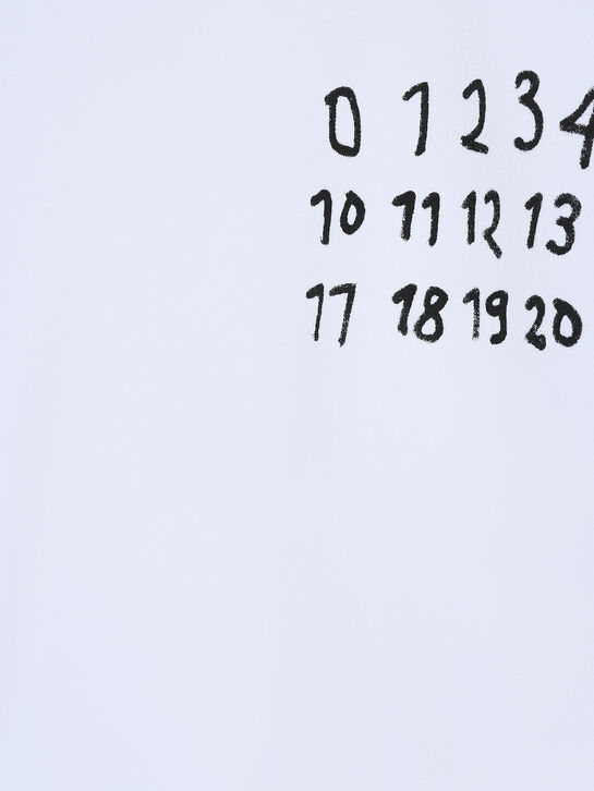 Свитшот с лого, белый MM6 , арт.  | Фото 3