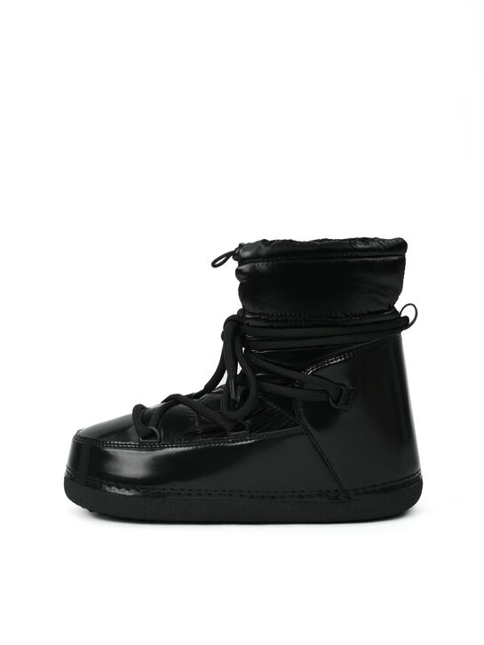 Мунбуты лаковые, черные INUIKII , арт.  | Фото 1