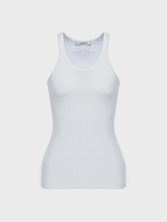 Топ-майка с маленькой подковкой сзади, белый Dorothee Schumacher , арт.  | Фото 1