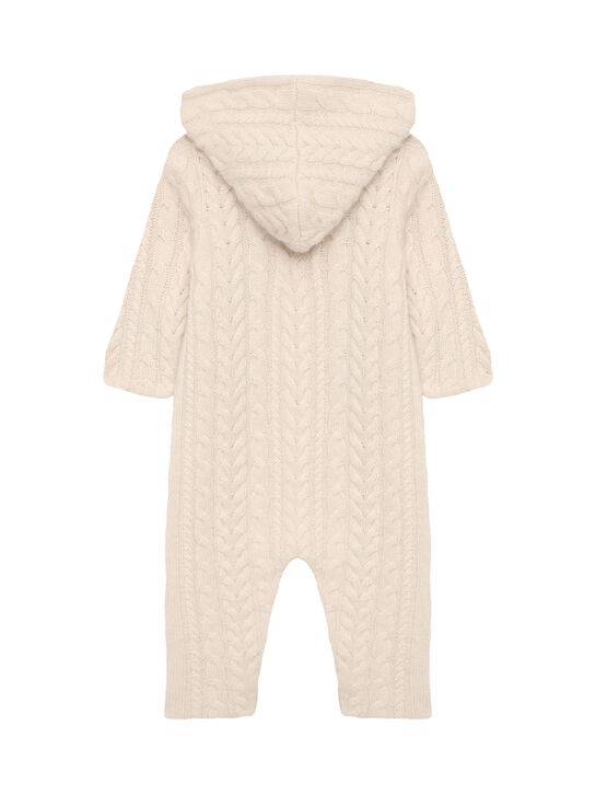 Комбинезон из кашемира, кремовый Oscar et Valentine , арт.  | Фото 2