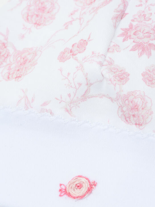 Шапка с цветочным принтом и вышивкой Lyda Baby , арт.  | Фото 3