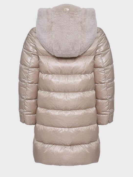 Пальто с меховым капюшоном Herno , арт.  | Фото 2