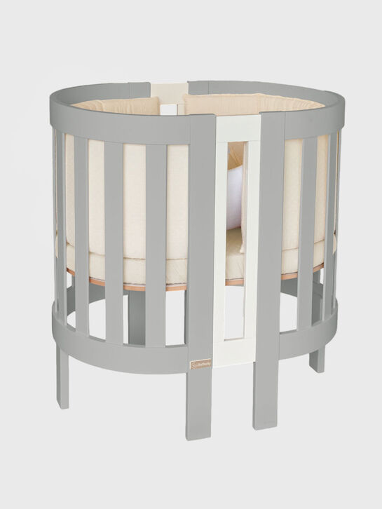 Кровать-трансформер Lunetta Ovale, белый/серый ITALBABY , арт.  | Фото 3