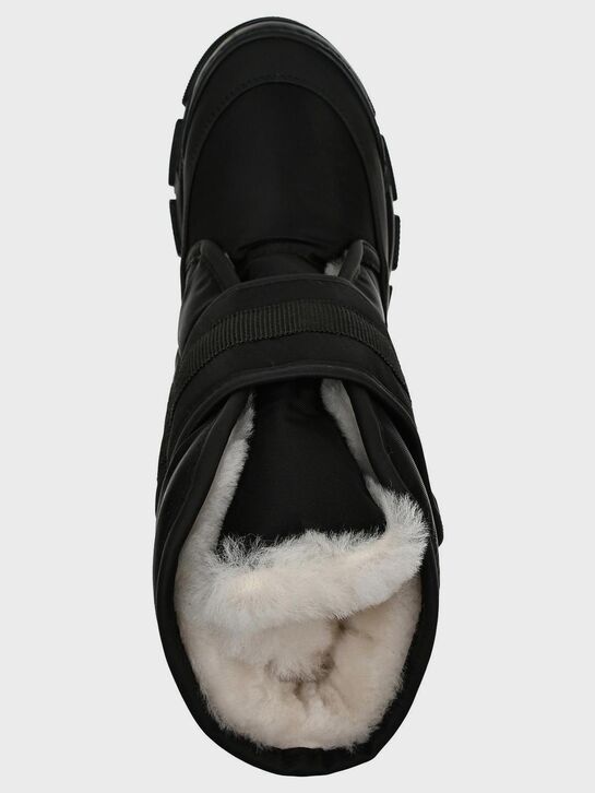 Ботинки высокие на липучке, черные Gallucci , арт.  | Фото 4