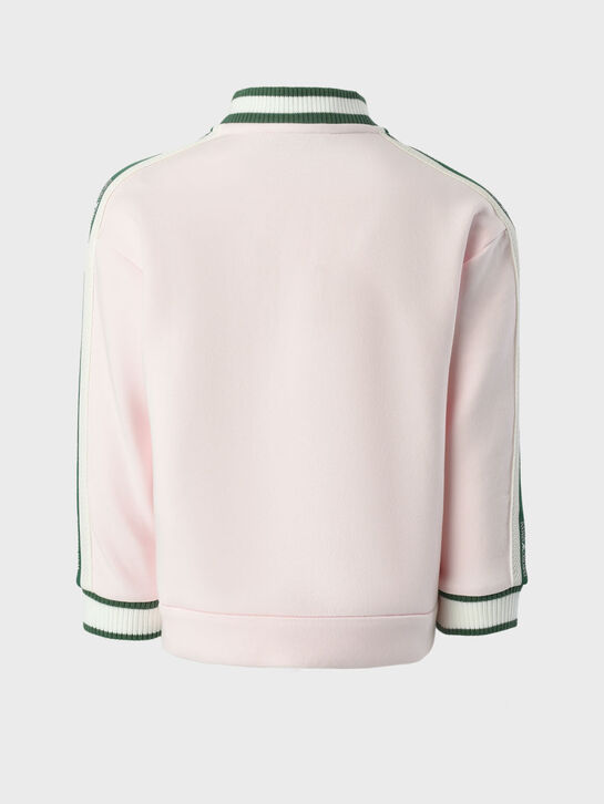 Спортивная куртка с лампасами, розовая Emporio Armani , арт.  | Фото 2