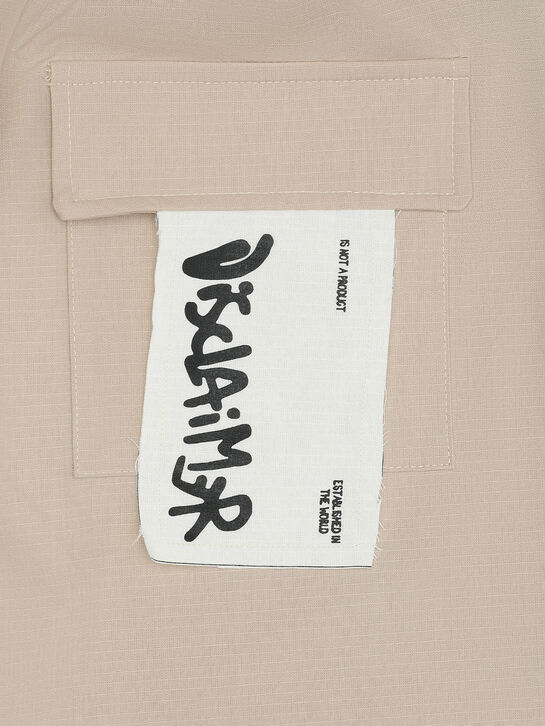 Бермуды с поясом на резинке, бежевые Disclaimer , арт.  | Фото 3