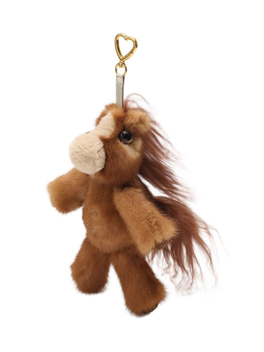 Меховая игрушка-брелок Лошадка, норка Рина Поплавская , арт.  | Фото 1