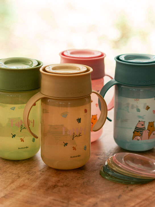Поильник Suavinex детский (бутылочка) 340 мл 360 гр., BEAR BL S 360 TRAINER CUP BEAR 12+  , арт.  | Фото 3