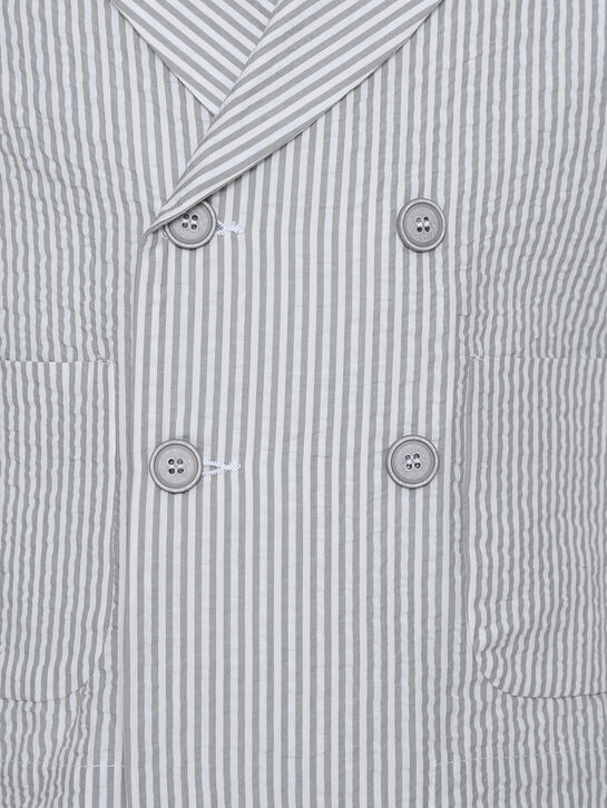 Двубортный пиджак в полоску IL Gufo , арт.  | Фото 3