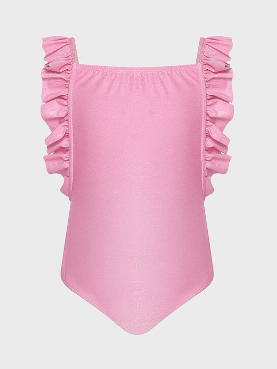 Купальник с рюшами, розовый The New Society , арт.  | Фото 1