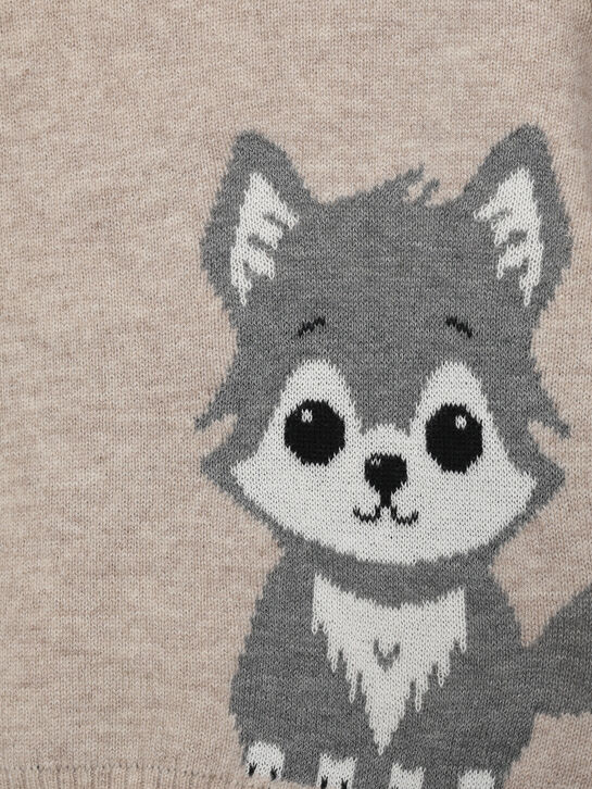 Джемпер, принт волчонок Maglificio di Verona , арт.  | Фото 3