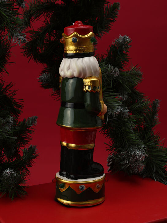 Новогодний сувенир &quot;Щелкунчик&quot;, керамика, 25,5 см Musicboxworld , арт.  | Фото 3