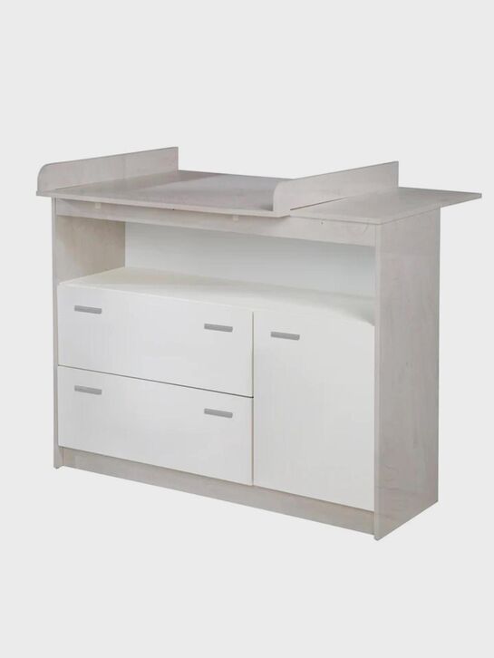 Пеленальный комод Julia, белый/выбеленный дуб Roba , арт.  | Фото 1