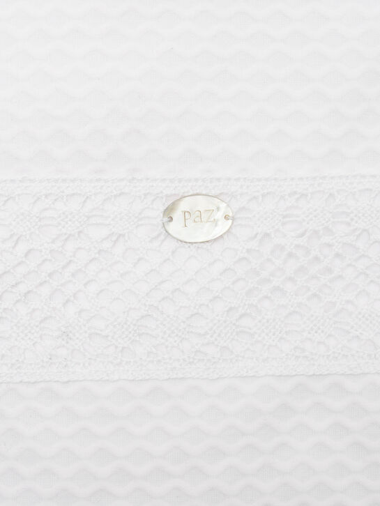 Конверт из фактурной ткани с кружевной лентой Paz Rodriguez , арт.  | Фото 4