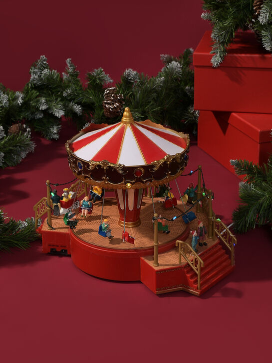 Новогодний сувенир &quot;Карусель&quot; с адаптером, 36x29x27 см Timstor , арт.  | Фото 4