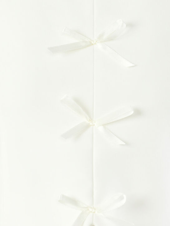 Топ с бантиками, белый Patrizia Pepe , арт.  | Фото 4