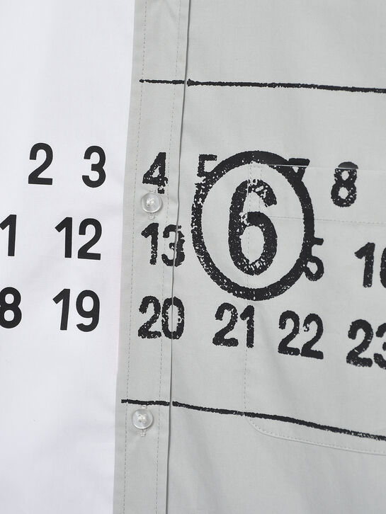 Рубашка в стиле color block MM6 , арт.  | Фото 3