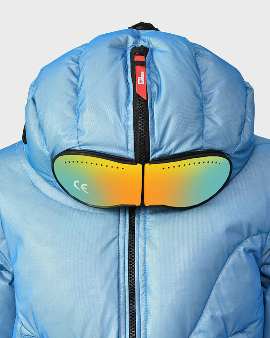 Куртка с очками на капюшоне, голубая AI RIDERS ON THE STORM , арт.  | Фото 6