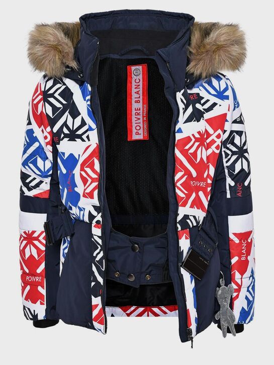 Куртка с геометрическим принтом Poivre Blanc , арт.  | Фото 3