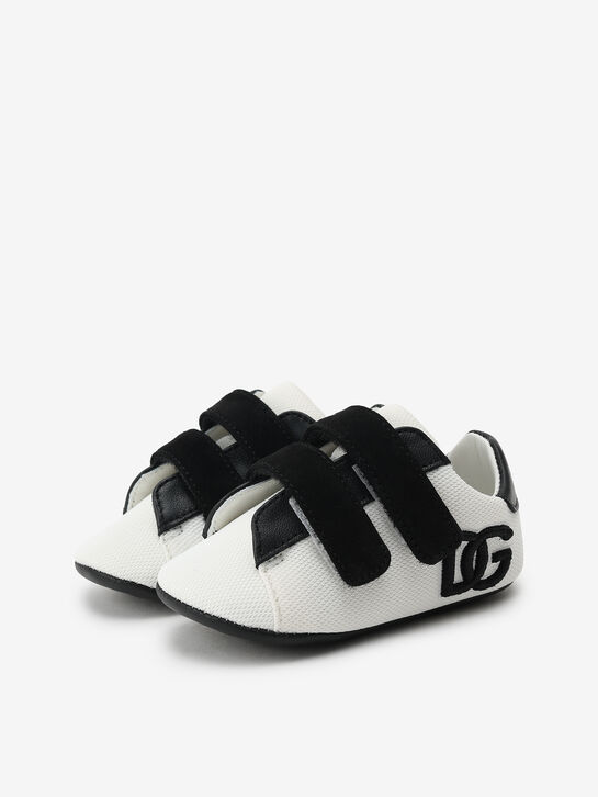 Пинетки-кеды черно-белые с лого Dolce&Gabbana , арт.  | Фото 2