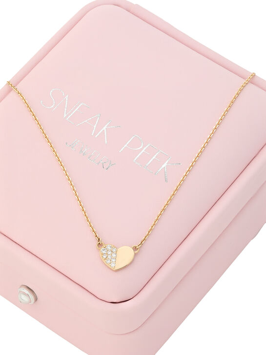 Колье &quot;Сердце&quot;, золото 585 Sneak Peek , арт.  | Фото 4