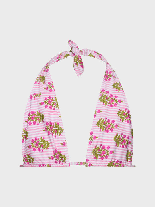 Купальник в полоску с цветочным принтом Saint Barth , арт.  | Фото 2