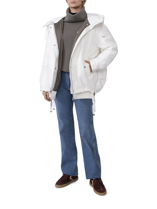 Куртка с капюшоном, белая Diego M , арт.  | Фото 2