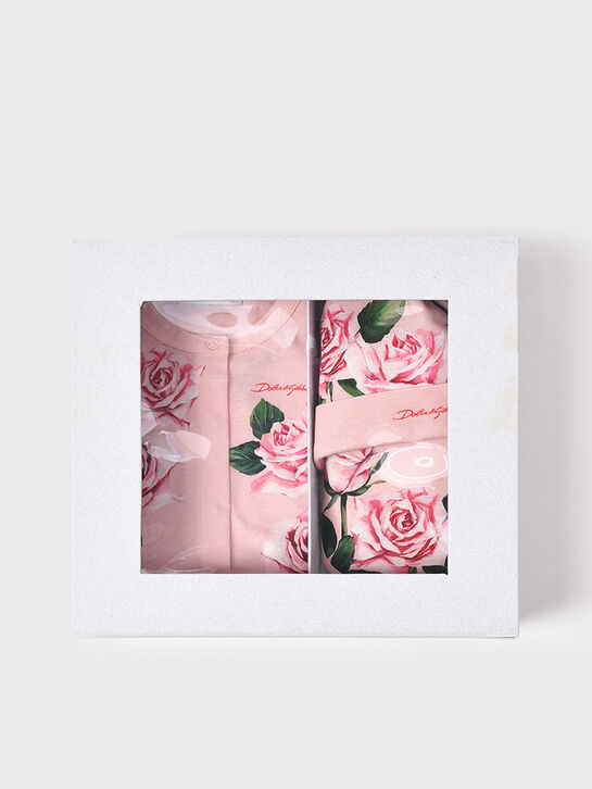 Комплект: комбинезон, шапка и слюнявчик, розовый Dolce&Gabbana , арт.  | Фото 11