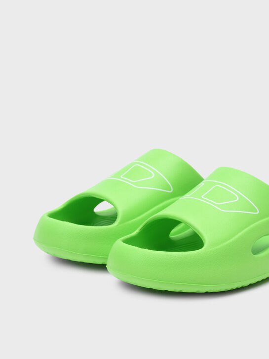 Шлепанцы салатового цвета Diesel , арт.  | Фото 6