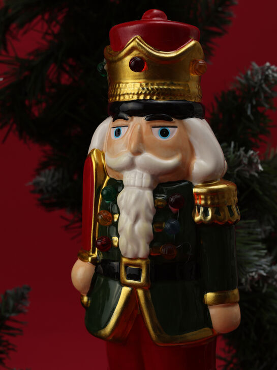 Новогодний сувенир &quot;Щелкунчик&quot;, керамика, 25,5 см Musicboxworld , арт.  | Фото 4