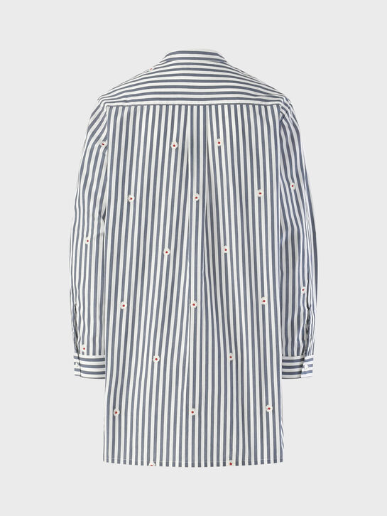 Платье-рубашка в полоску с ромашками Max&Co , арт.  | Фото 2