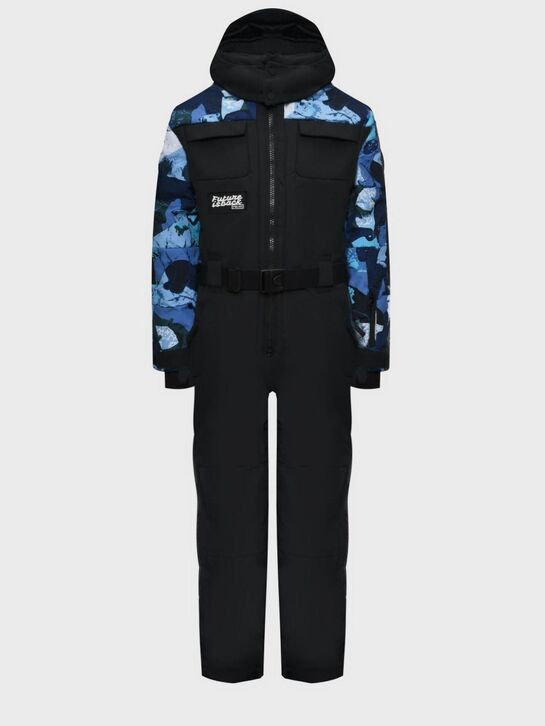 Комбинезон с принтованными рукавами, черный Poivre Blanc , арт.  | Фото 1