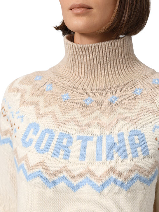 Джемпер с лого, кремовый Saint Barth , арт.  | Фото 5