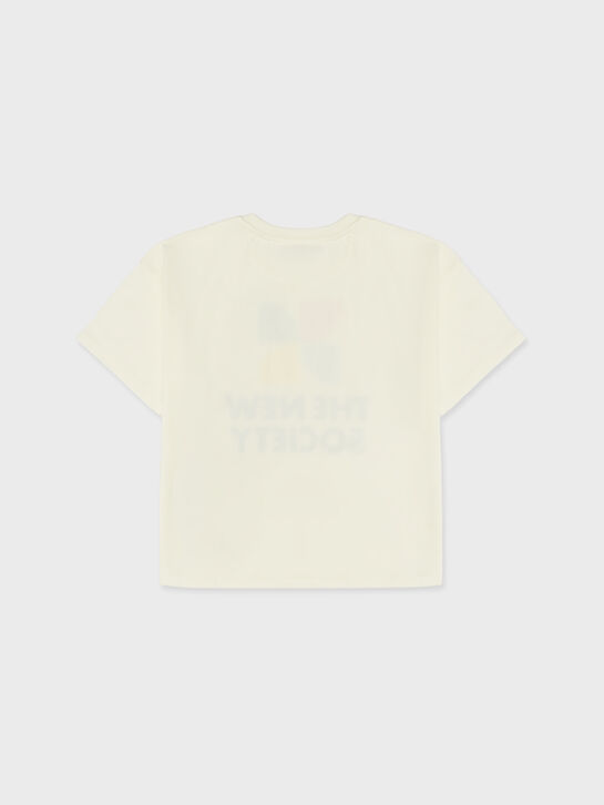 Футболка с разноцветным цветком The New Society , арт.  | Фото 2