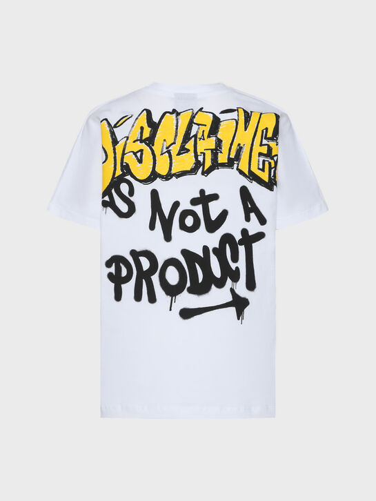 Футболка с граффити принтом на спине Disclaimer , арт.  | Фото 2