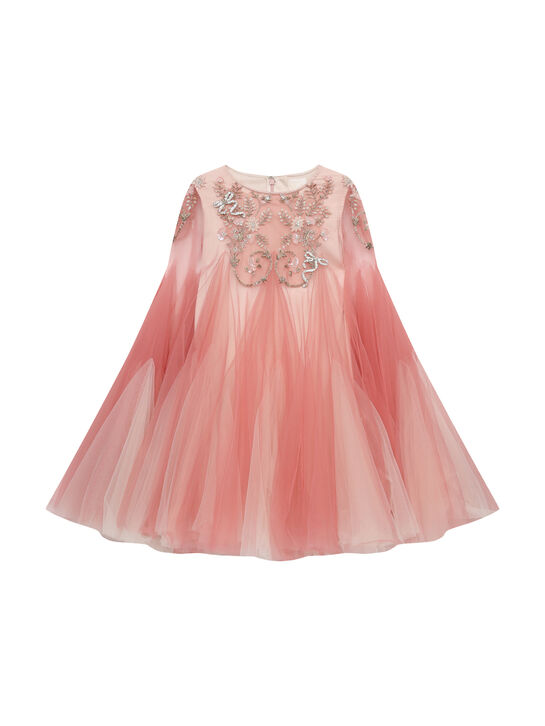 Платье с вышивкой стразами , розовое Maison Ava , арт.  | Фото 1