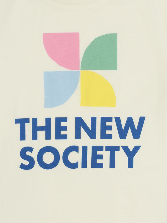 Футболка с разноцветным цветком The New Society , арт.  | Фото 3