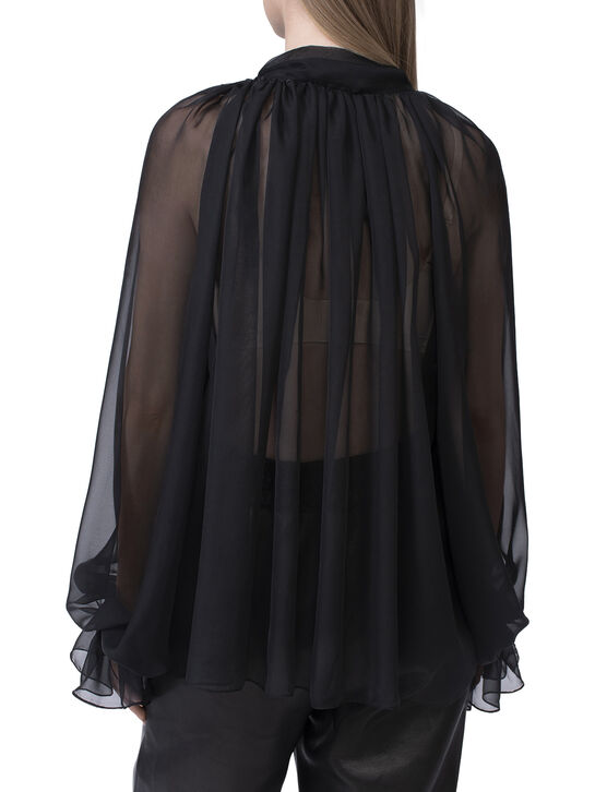 Блуза прозрачная, черная Flashin , арт.  | Фото 7