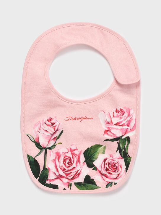 Комплект: комбинезон, шапка и слюнявчик, розовый Dolce&Gabbana , арт.  | Фото 4