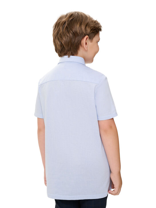 Трикотажная рубашка с короткими рукавами KengLabel , арт.  | Фото 5