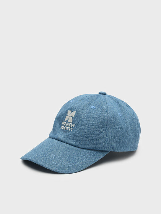 Бейсболка джинсовая, голубая The New Society , арт.  | Фото 1