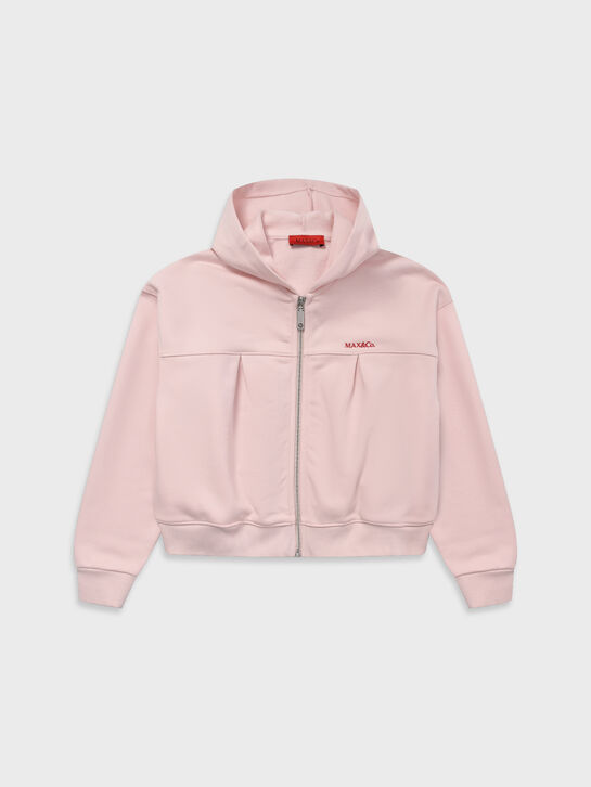 Спортивная куртка с капюшоном, розовая Max&Co , арт.  | Фото 1