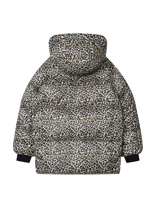 Куртка-пуховик с леопардовым принтом Freedomday , арт.  | Фото 2