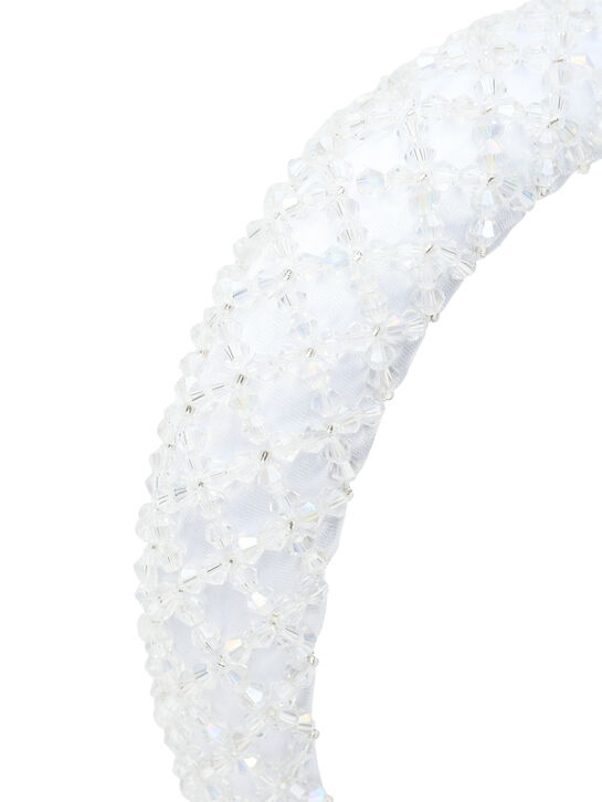 Ободок со стразами, белый Junona , арт.  | Фото 3