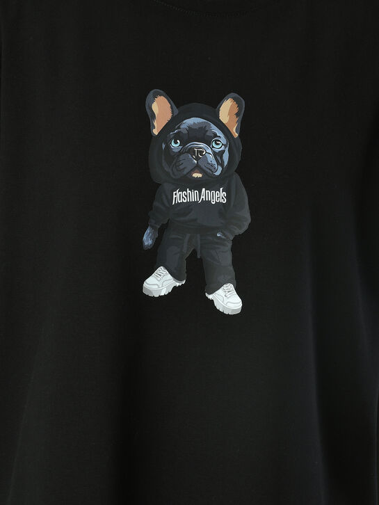 Футболка с принтом &quot;Бульдог&quot; Flashin , арт.  | Фото 6