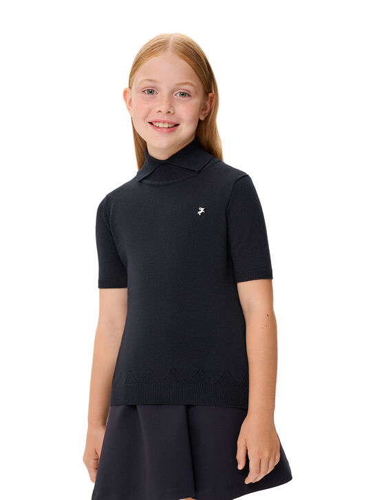 Джемпер-поло, синий Junior Republic , арт.  | Фото 3