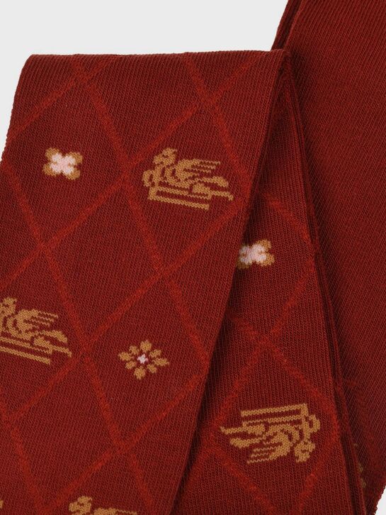 Колготки с лого, бордовые Etro , арт.  | Фото 3