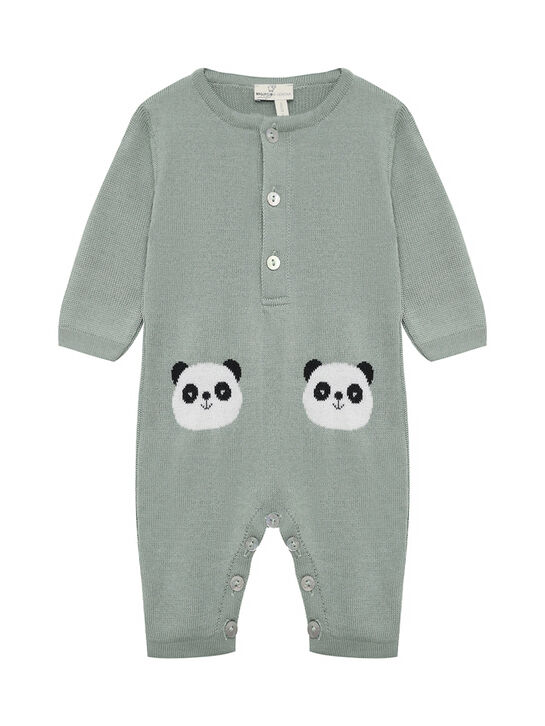 Комбинезон вязаный, принт панды Maglificio di Verona , арт.  | Фото 1