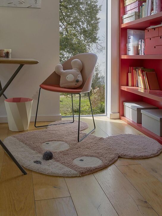 Шерстяной стираемый ковер Miss Mighty Mouse 100х120 см Lorena Canals , арт.  | Фото 9